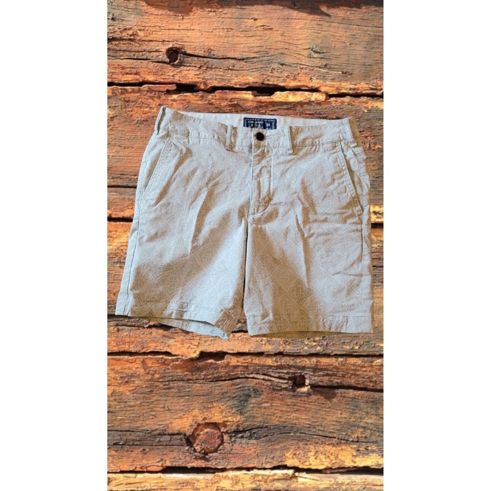 Abercrombie‎ & Fitch Shorts Womens Sz 29 Khaki Flat Front Summer Everyday Casual